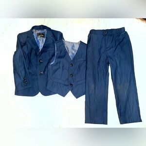 Stylish Blue Kids Suit Set